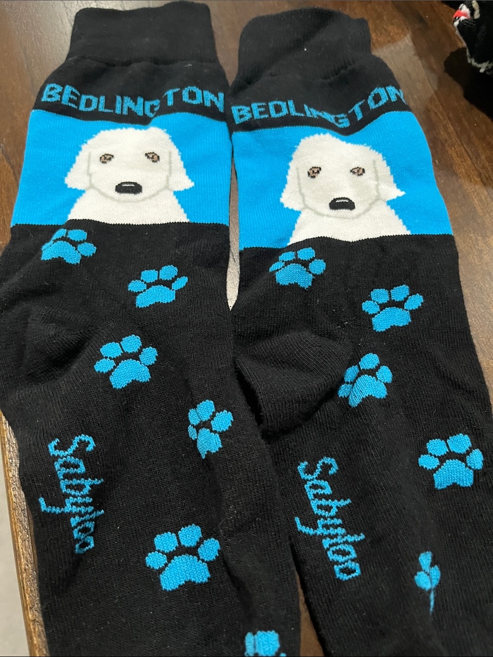 Dog Crew Socks - Black & Blue